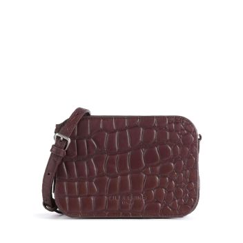 Liebeskind Luka Croco Crossbody bag bordeaux red