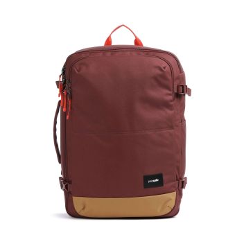 Pacsafe Go 34L Travel backpack dark red