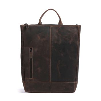 Jack Kinsky Baltimore 14 Backpack dark brown