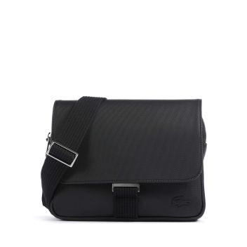 Lacoste Mens Classic Messenger bag black