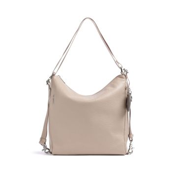 Mandarina Duck Mellow Leather Backpack bag taupe