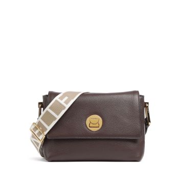 Coccinelle Liya Signature Crossbody bag dark brown