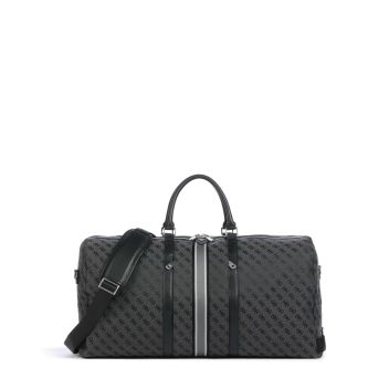 Guess Pisa 4G Jacquard Stripe Weekend bag dark grey