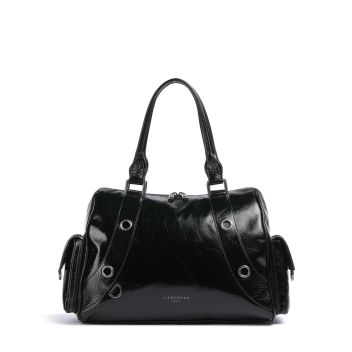Liebeskind Nika Lack Distressed L Shoulder bag black