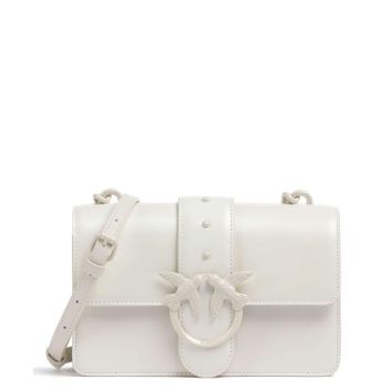 Pinko Love One Mini Crossbody bag white