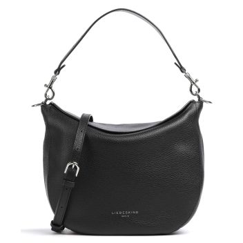 Liebeskind Alessa Heavy Pebble M Hobo bag black