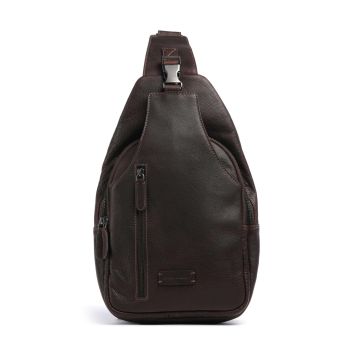 Jack Kinsky Porto 12 Sling bag dark brown