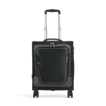American Tourister Pulsonic Spinner (4 wheels) black