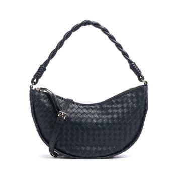 Abro Piuma Moon Hobo bag navy