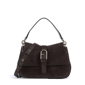 Furla Flow Mini Handbag dark brown