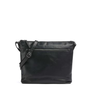 The Chesterfield Brand Cow Wax Pull Up Cartagena Crossbody bag black