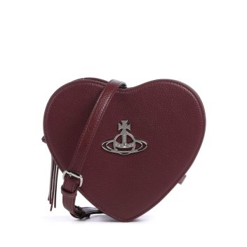 Vivienne Westwood Louise Re-Vegan Heart Crossbody bag wine