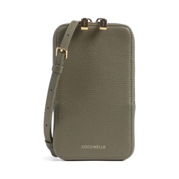 Coccinelle Flor Phone bag olive-green
