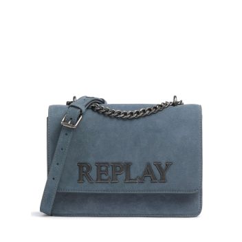 Replay Shoulder bag blue-grey