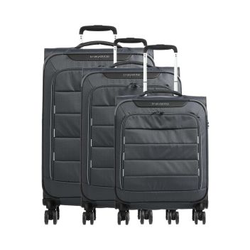 Travelite Skaii Suitcase set (4 wheels) dark grey