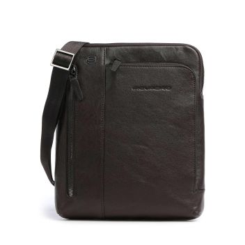 Piquadro Black Square Crossbody bag dark brown
