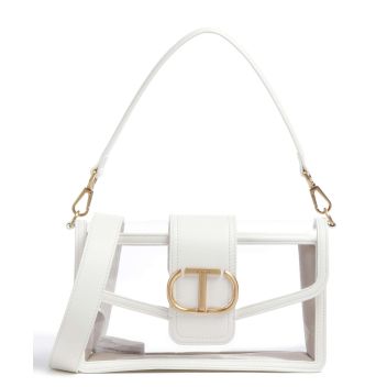 Twinset Amie Crystal Shoulder bag white