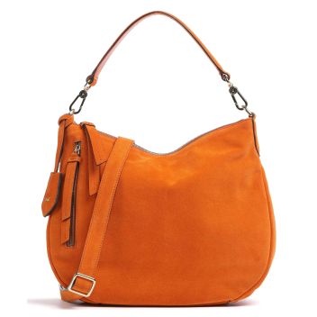 Abro Suede Juna Hobo bag orange