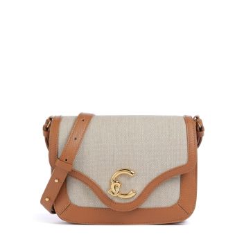 Coccinelle C-Me Crossbody bag beige/brown