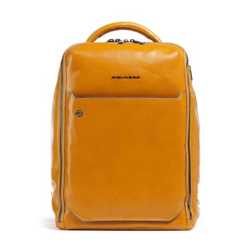 Piquadro Blue Square Backpack yellow