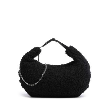 Núnoo Curls Dagmar Hobo bag black