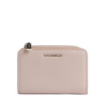 Coccinelle Metallic Soft Wallet nude