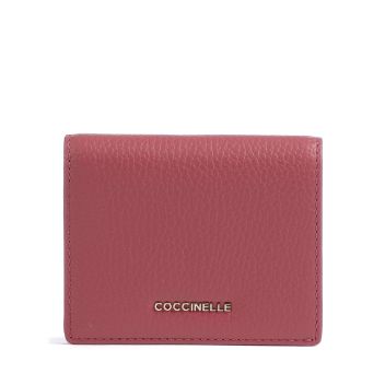 Coccinelle Metallic Soft Wallet antique pink