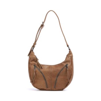 FredsBruder Dear Hobo bag brown