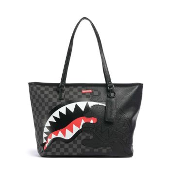 Sprayground Unfinished Shark Tote bag black/grey