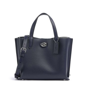 Coach Willow 24 Handbag navy