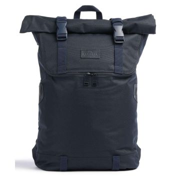Doughnut Glossy Blocking Christopher Rolltop backpack navy