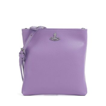 Vivienne Westwood Squire Re-Vegan Square Crossbody bag violet