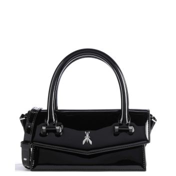 Patrizia Pepe Fly Bamby Glossy Crossbody bag black