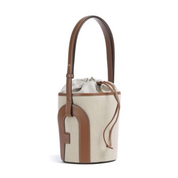 Furla Lido S Bucket bag beige/brown
