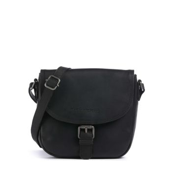 The Chesterfield Brand Cow Wax Pull Up Lucian Crossbody bag black