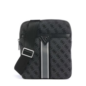 Guess Milano 4G Jacquard Stripe Crossbody bag anthracite