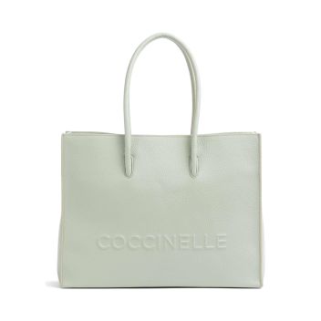 Coccinelle Myrtha Maxi Logo Tote bag mint green