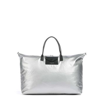 Lancaster Smart Storm KBA Travel Handbag silver