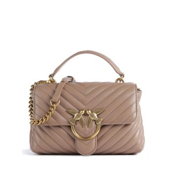 Pinko Love Lady Puff Mini Crossbody bag light brown