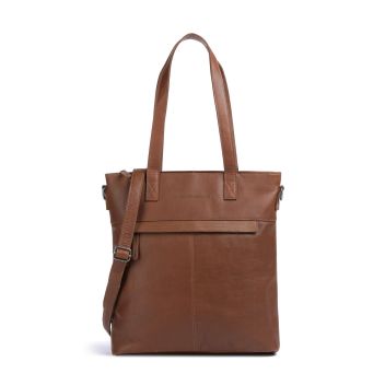 The Chesterfield Brand Cow Wax Pull Up Nunavik Tote bag cognac