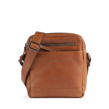 The Chesterfield Brand Cow Wax Pull Up Arnhem Crossbody bag cognac
