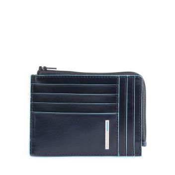 Piquadro Blue Square RFID Credit card holder dark blue