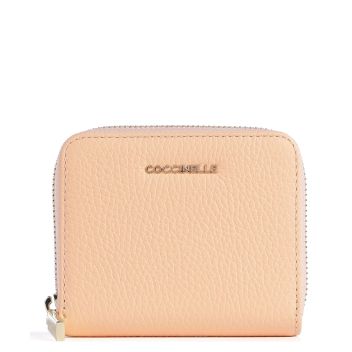 Coccinelle Metallic Soft Wallet apricot