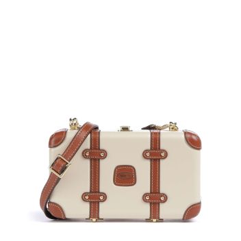 Brics Bellagio Crossbody bag ivory/brown