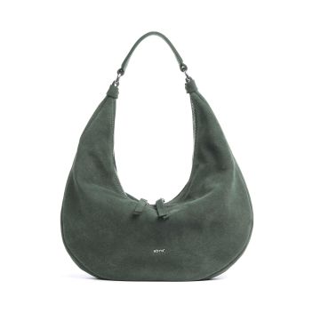 Abro Suede Nana Hobo bag dark green