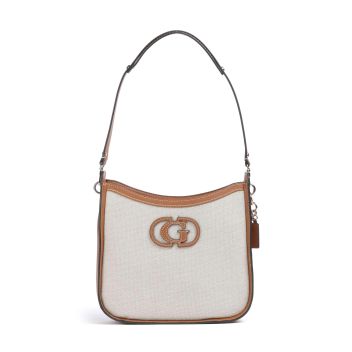 Guess Sebina Shoulder bag beige/brown