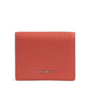 Coccinelle Metallic Soft Wallet coral