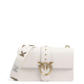 Pinko Love One Classic Crossbody bag ivory
