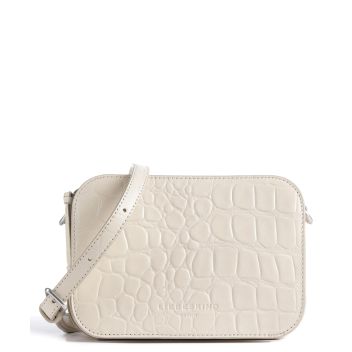 Liebeskind Luka Waxy Croco Crossbody bag ivory