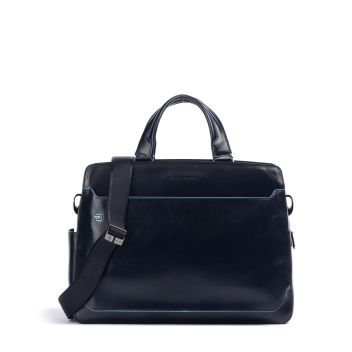 Piquadro Blue Square Briefcase navy